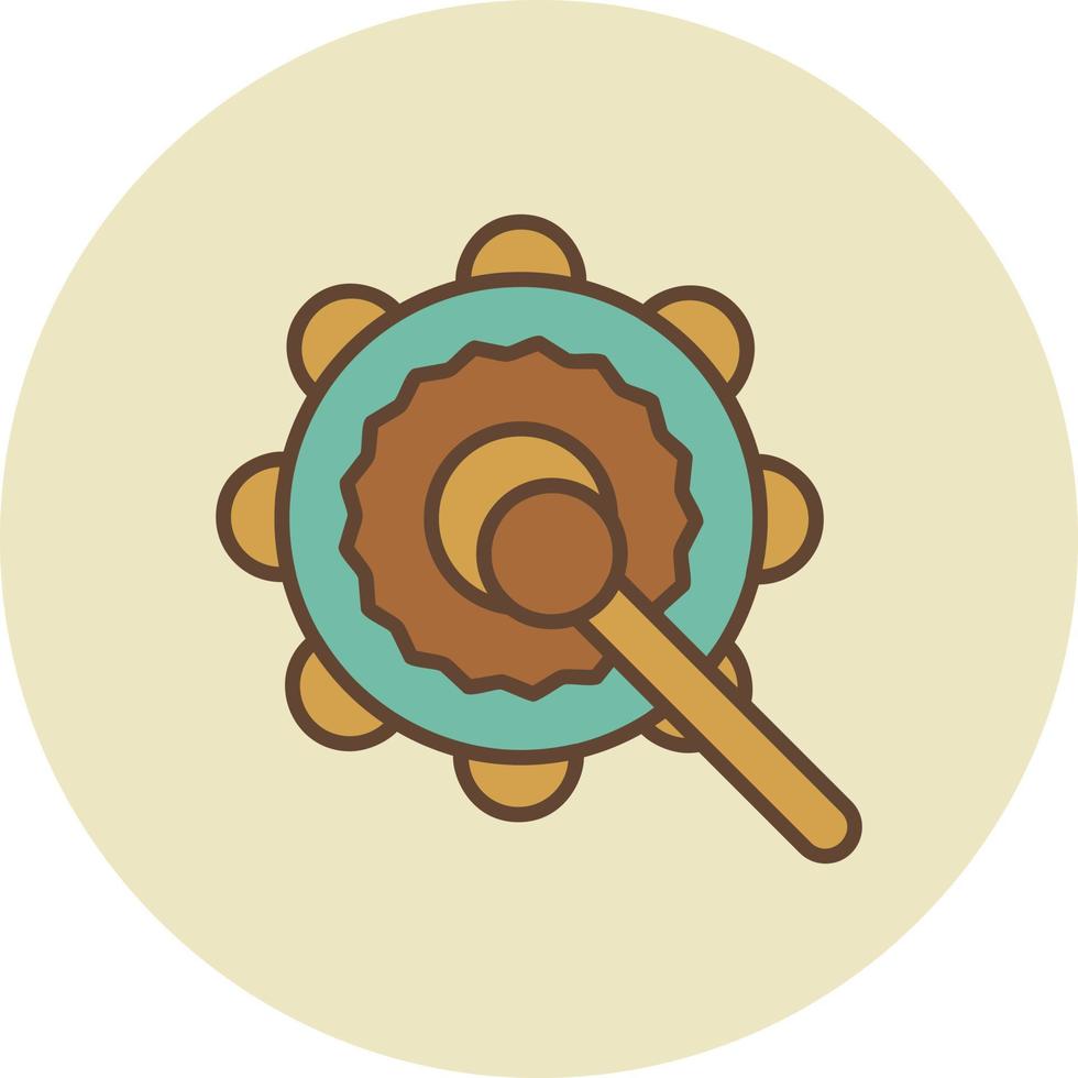 Drum Creative Icon Design vector