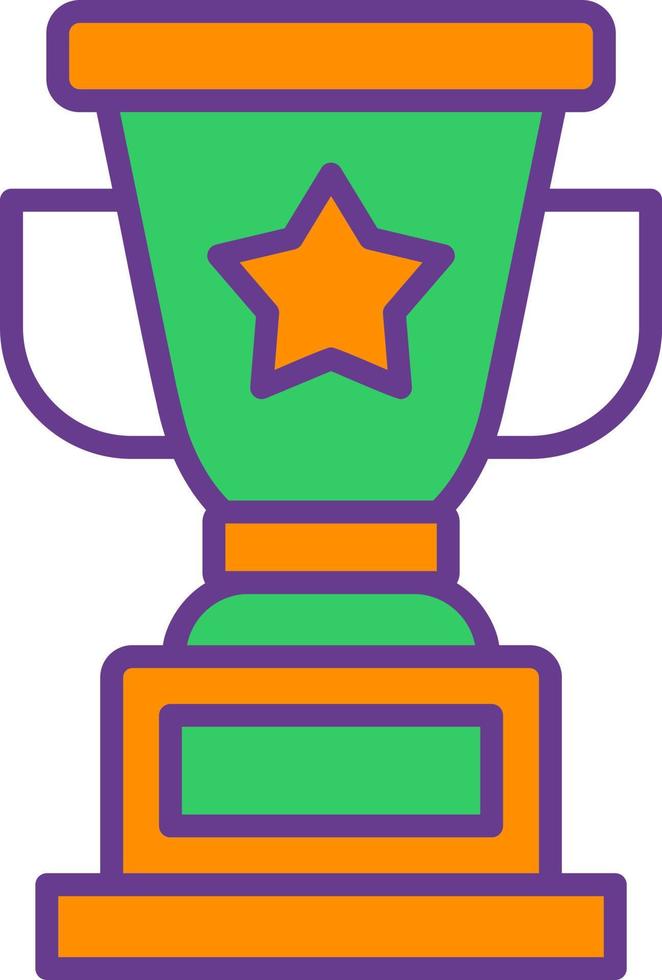Trophy Creative Icon Design vector