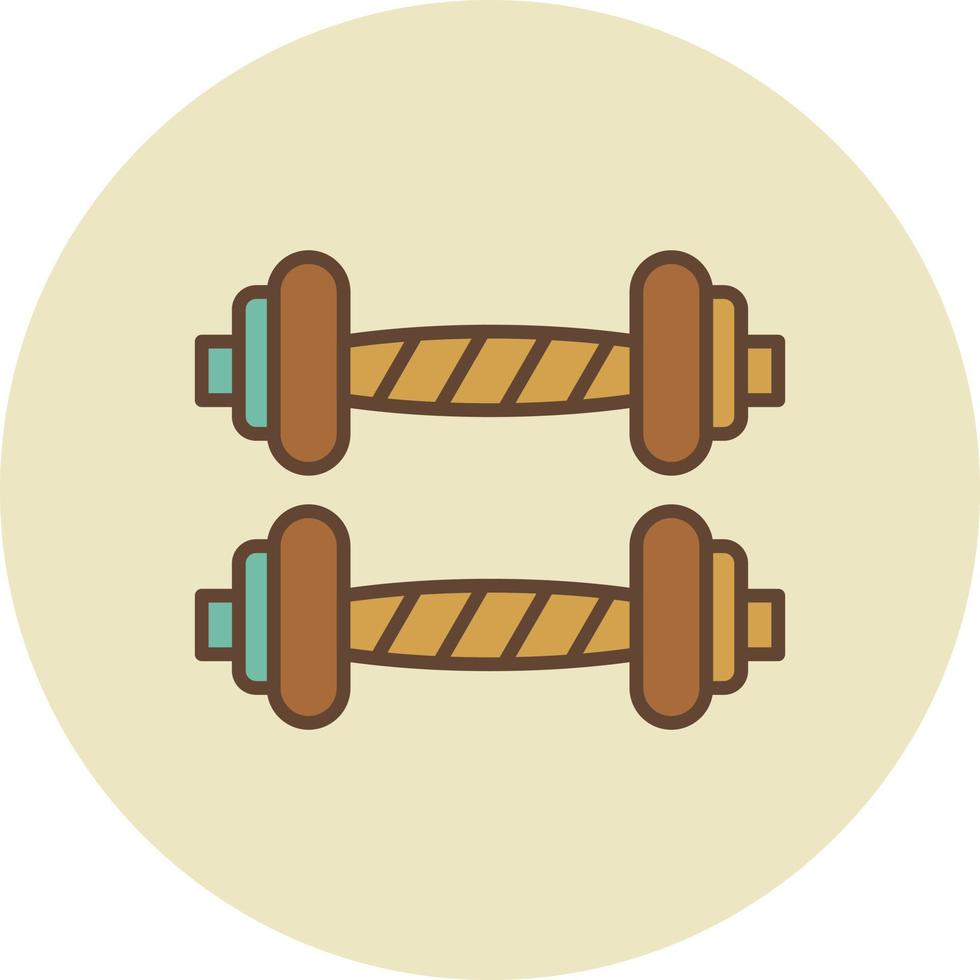 Dumbbells Creative Icon Design vector