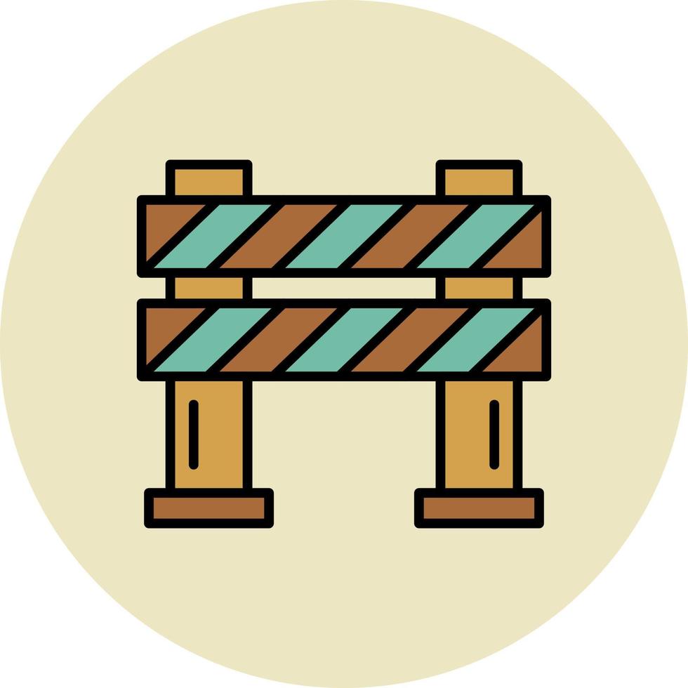 Barrier Creative Icon Design vector