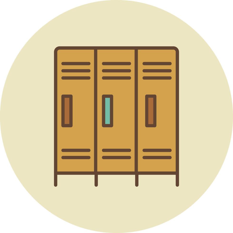 Lockers Creative Icon Design vector