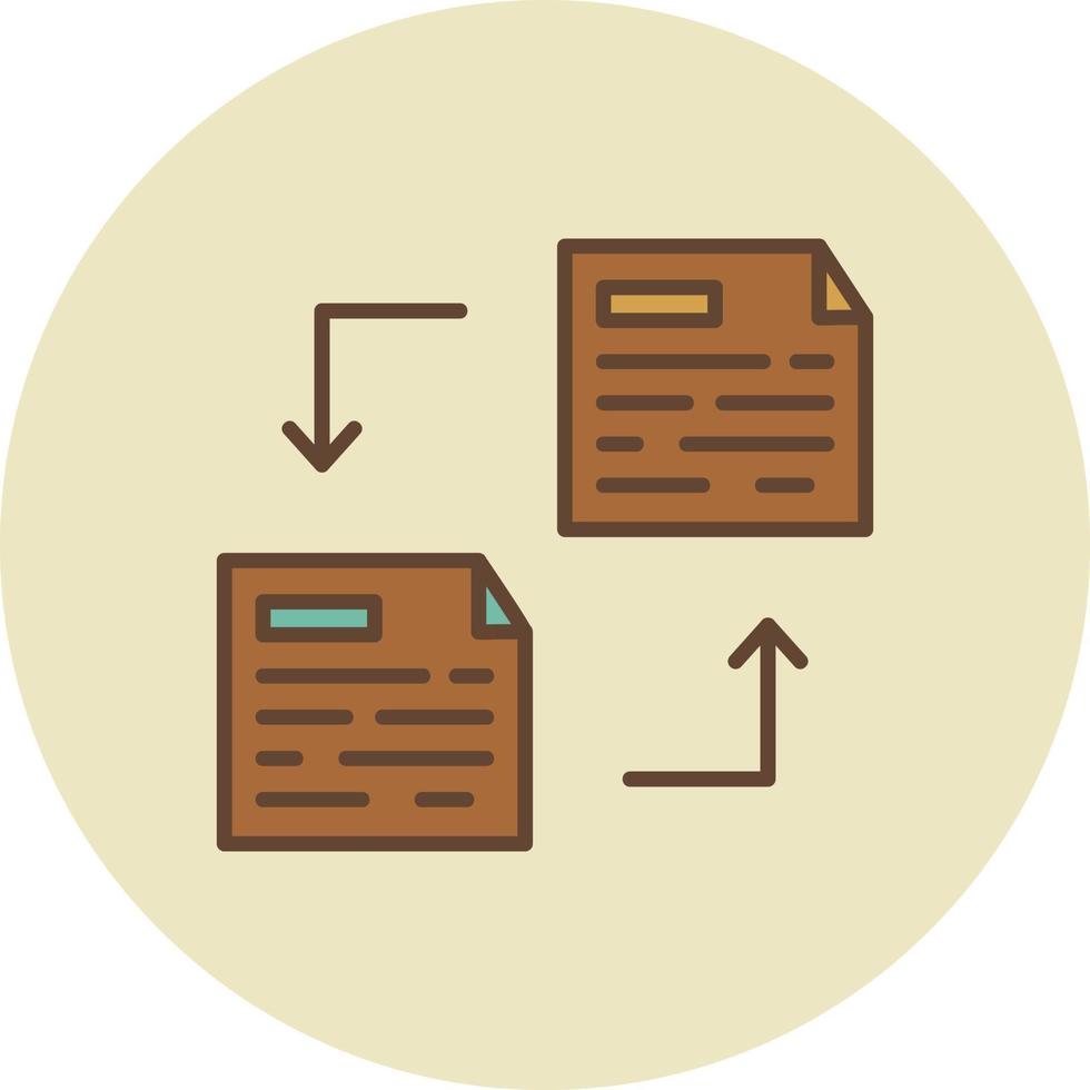 File Transfer Creative Icon Design vector