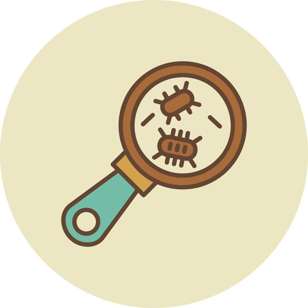 Microbiology Creative Icon Design vector