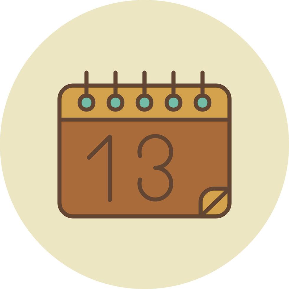 diseño de icono creativo de calendario vector