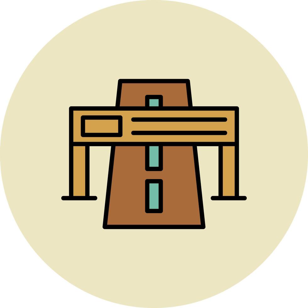Motorway Creative Icon Design vector