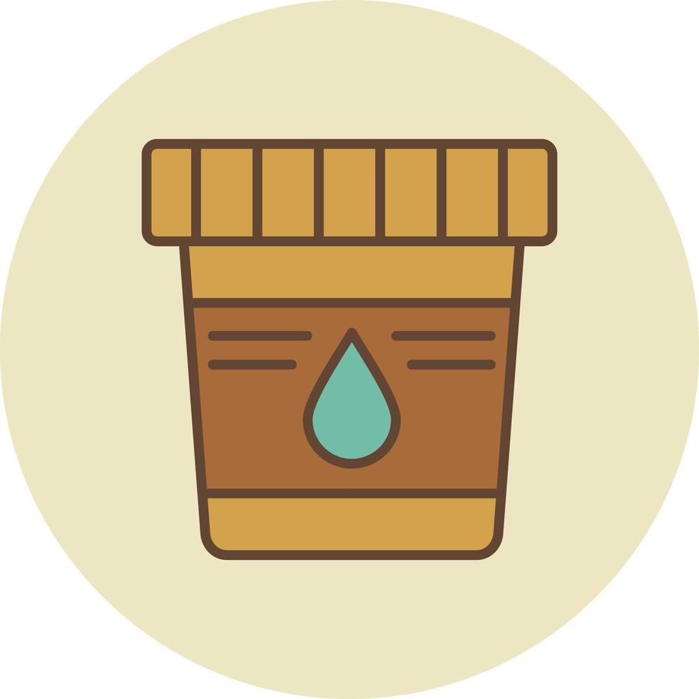 Urine Sample Creative Icon Design vector