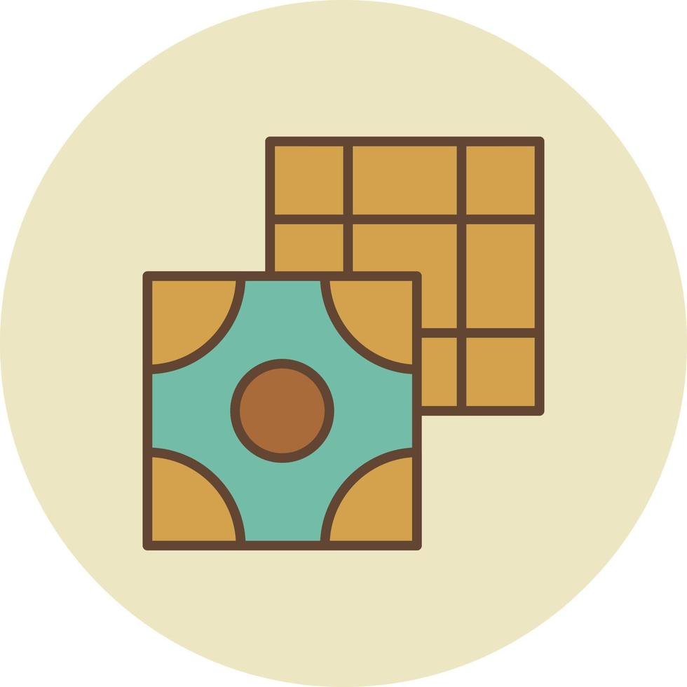 Tiles Creative Icon Design vector