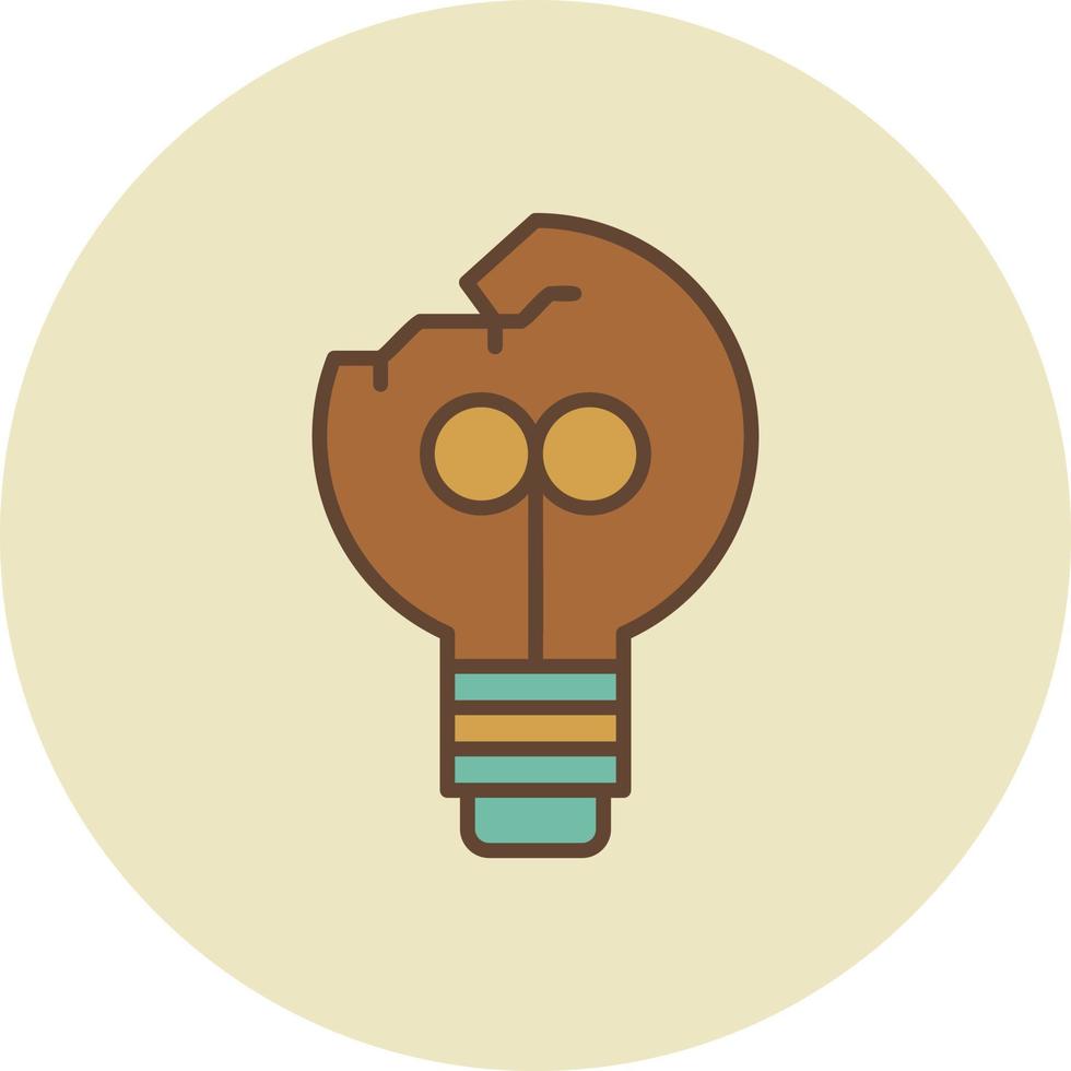 Light Bulb Creative Icon Design vector