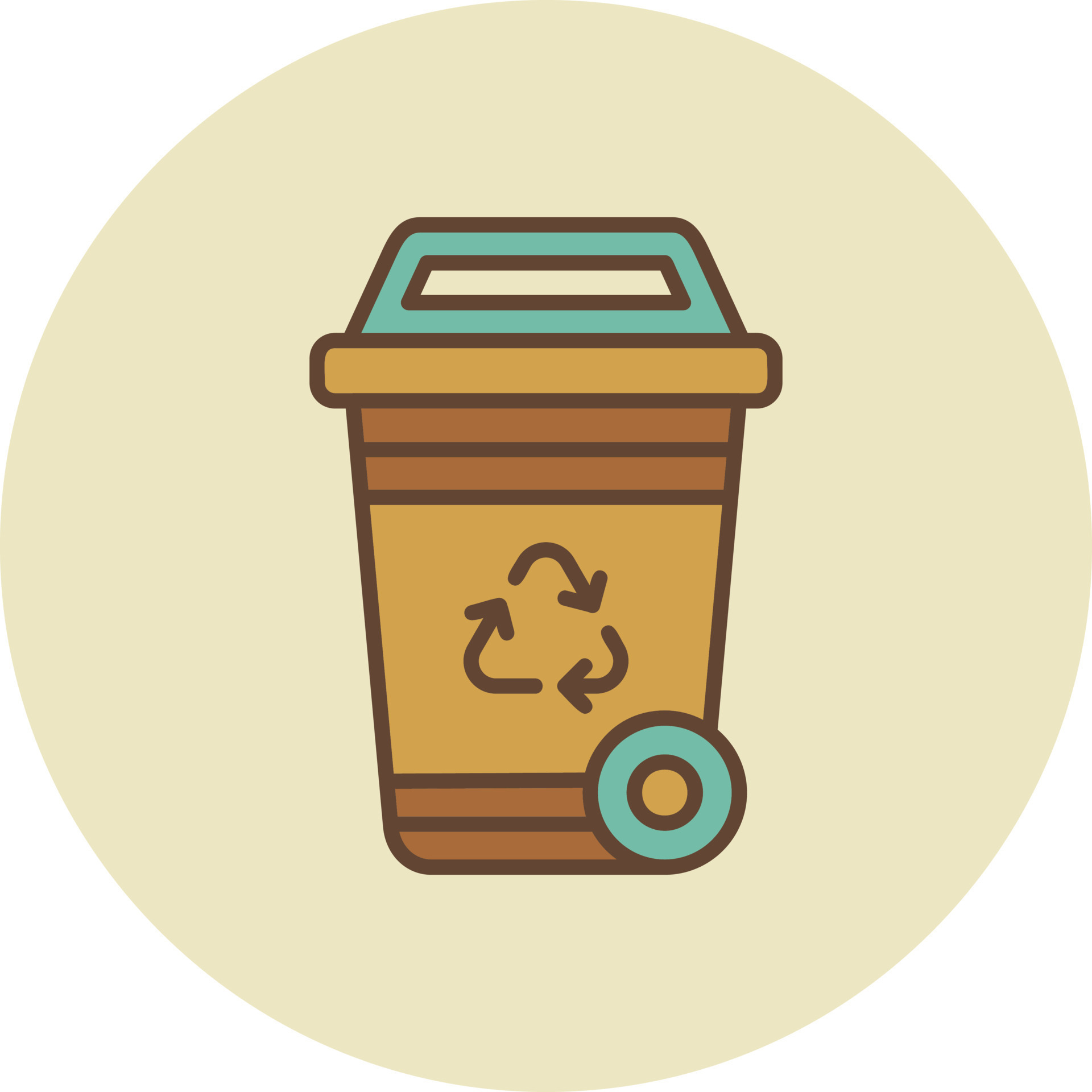 Recycling Bin Creative Icon Design 15489973 Vector Art at Vecteezy