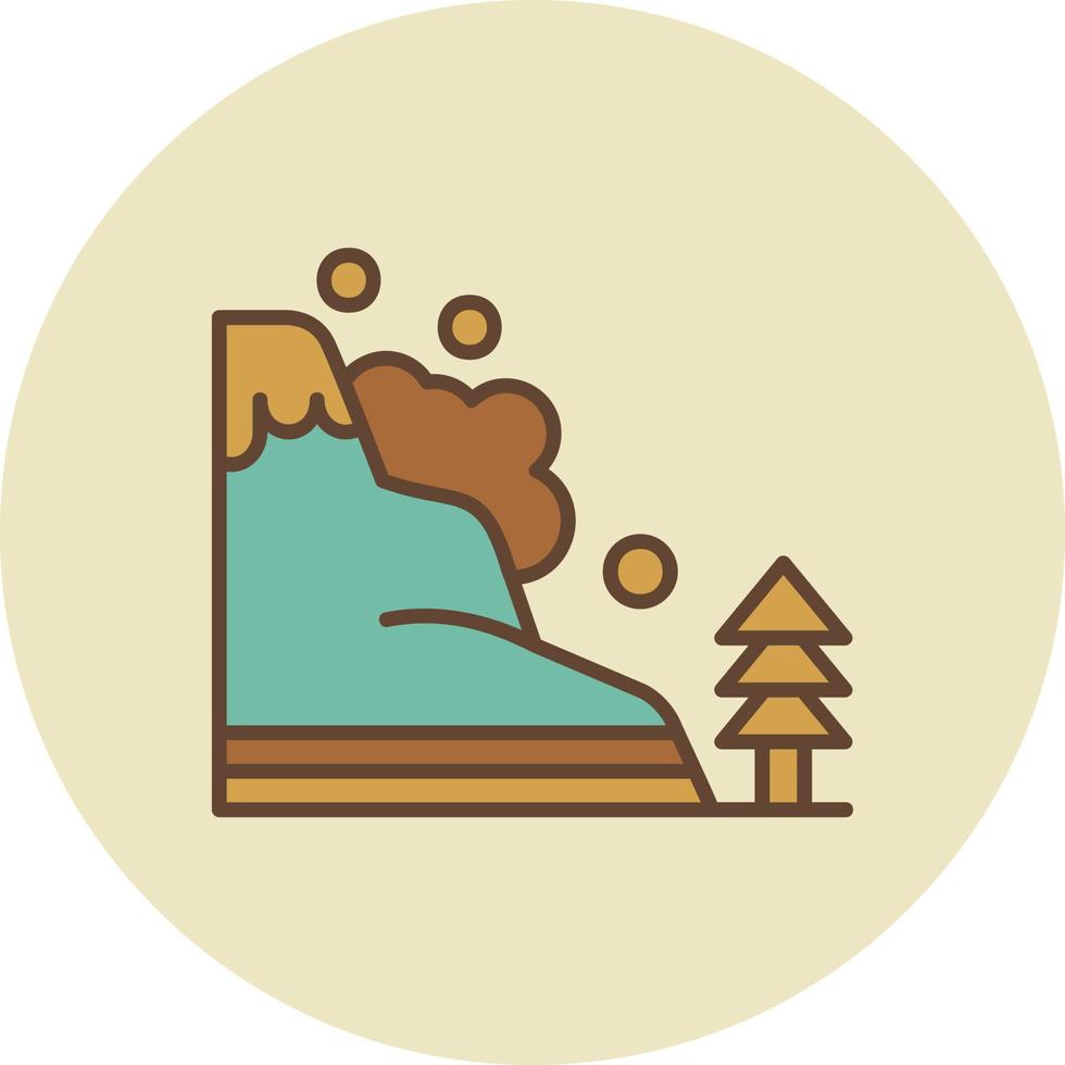 Avalanche Creative Icon Design vector