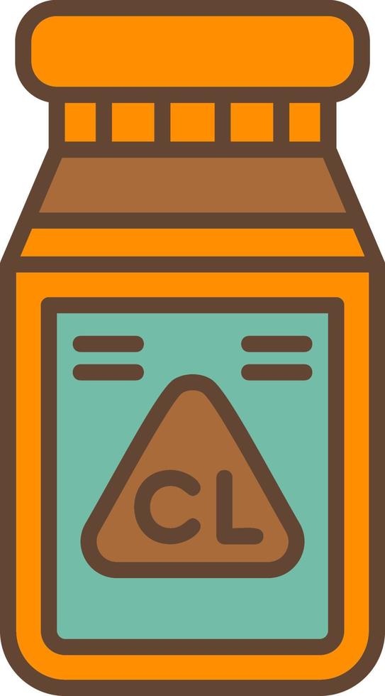Chlorine Creative Icon Design vector