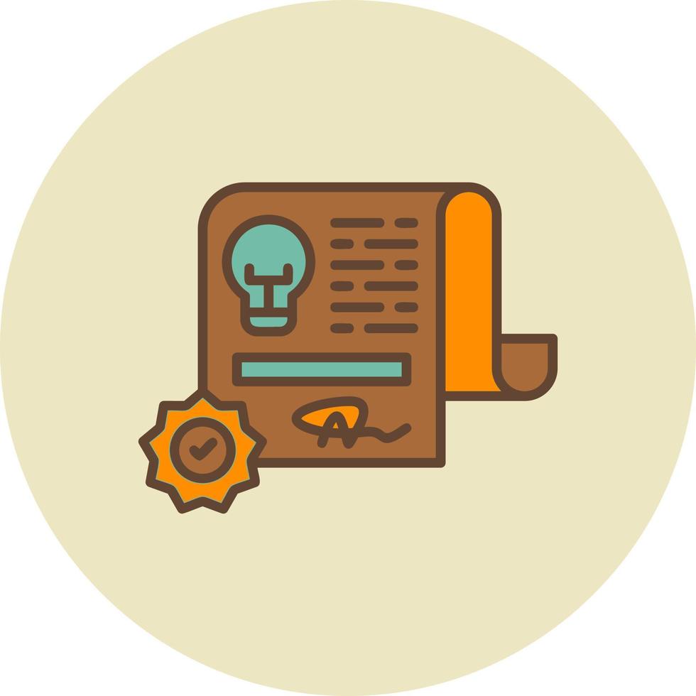 Patent Creative Icon Design vector