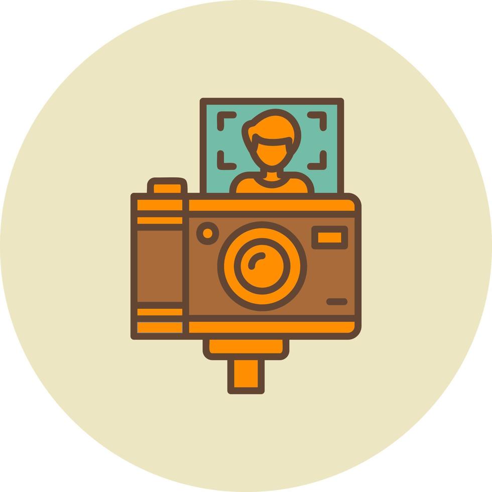 Vlogger Creative Icon Design vector