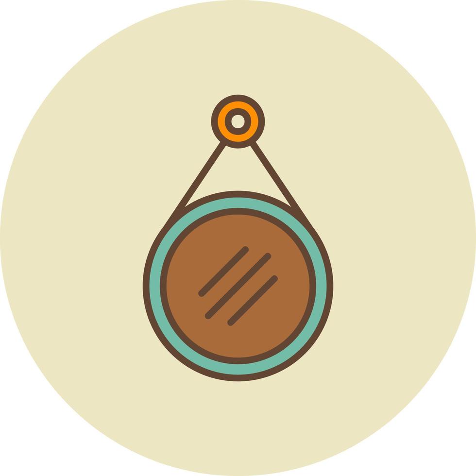 Mirror Creative Icon Design vector
