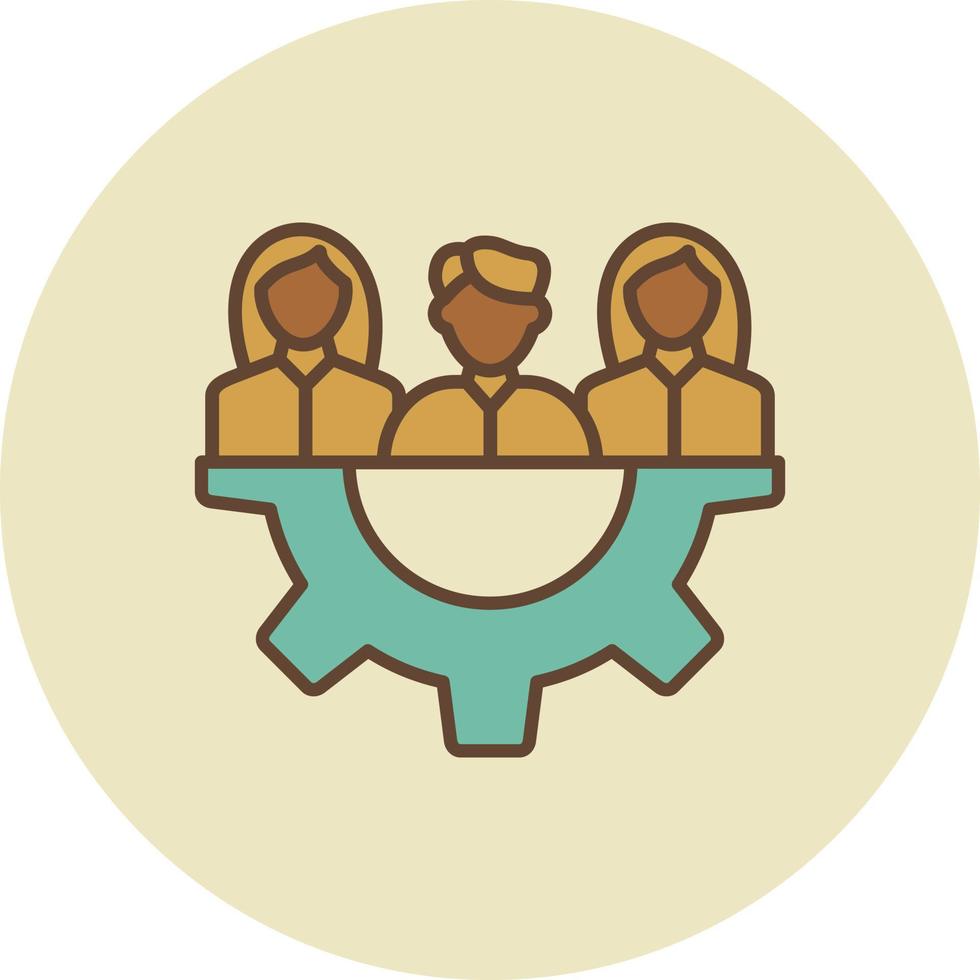 Workforce Creative Icon Design vector