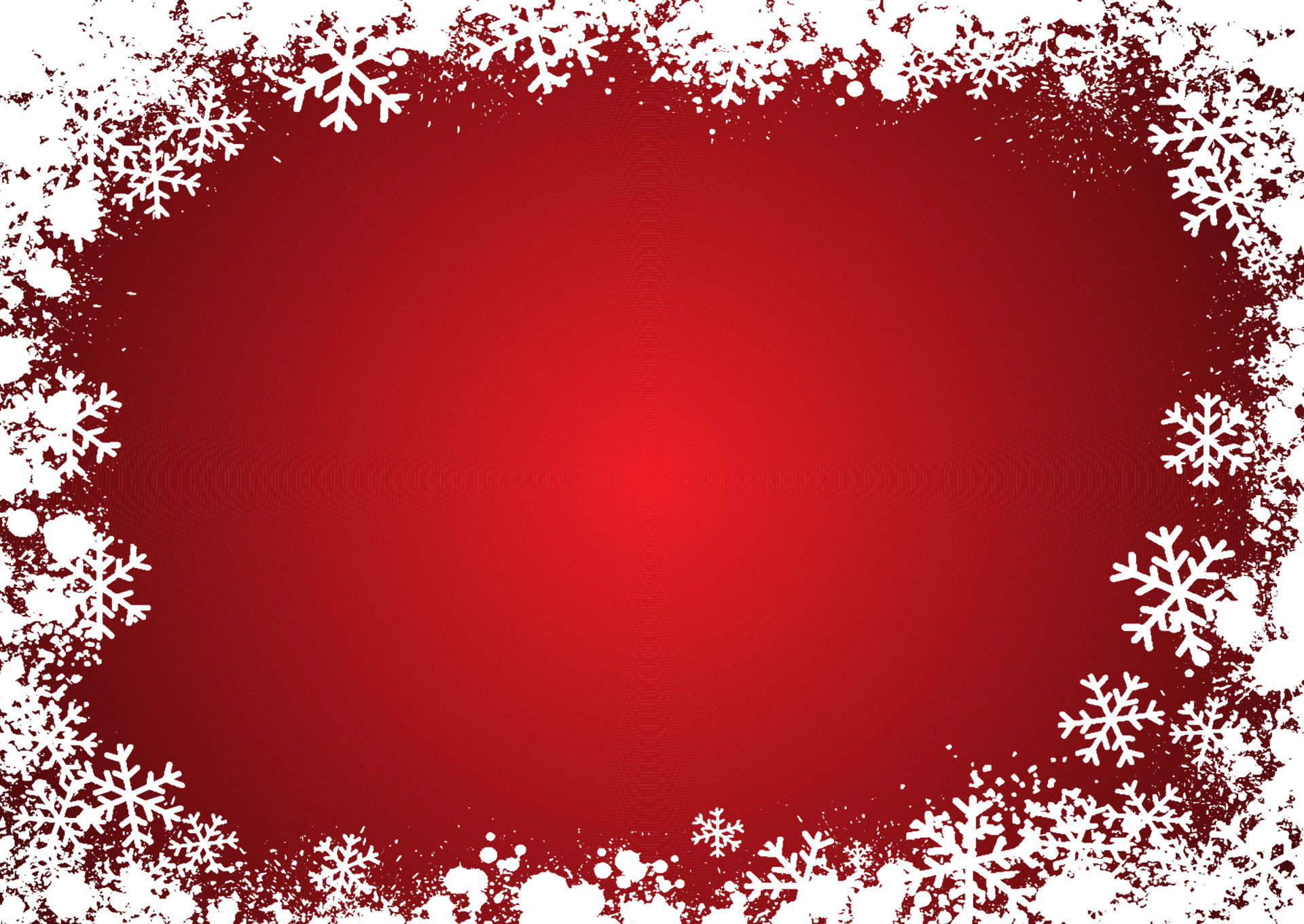 Christmas background with a grunge style snowflake border 15490608 ...