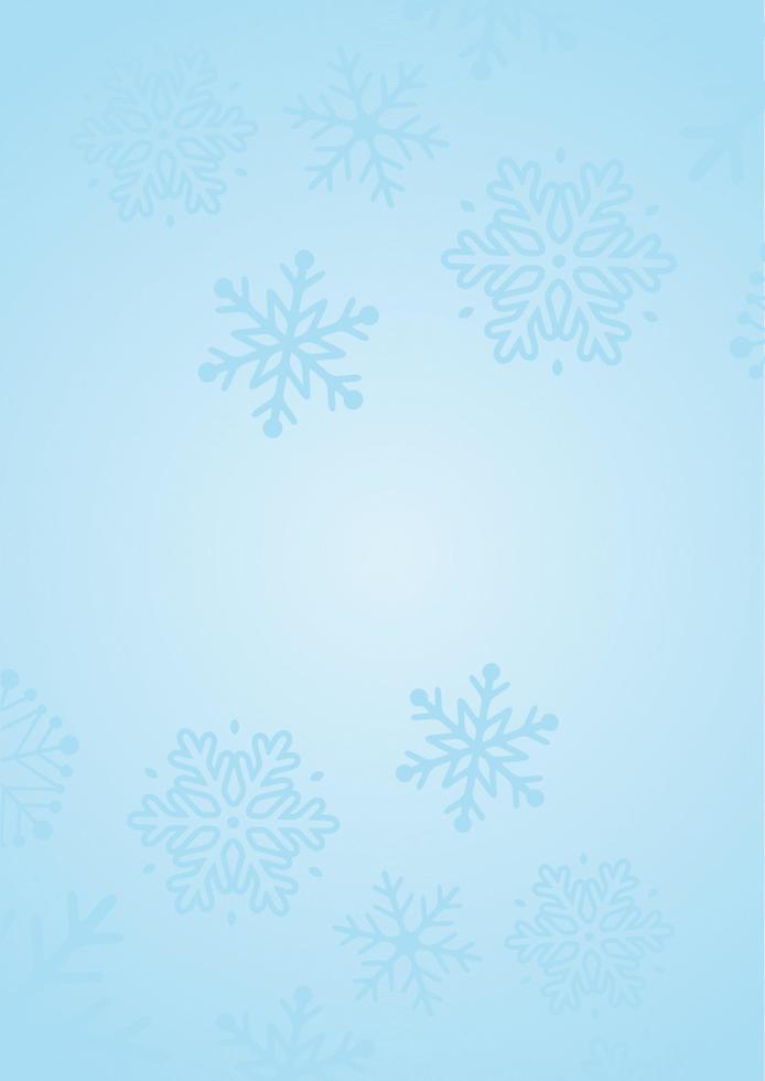 fondo de copo de nieve de navidad vector