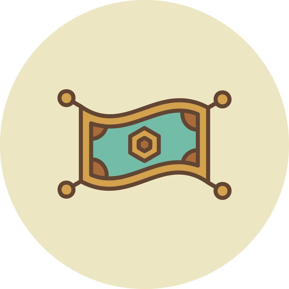 Magic Carpet Creative Icon Design vector