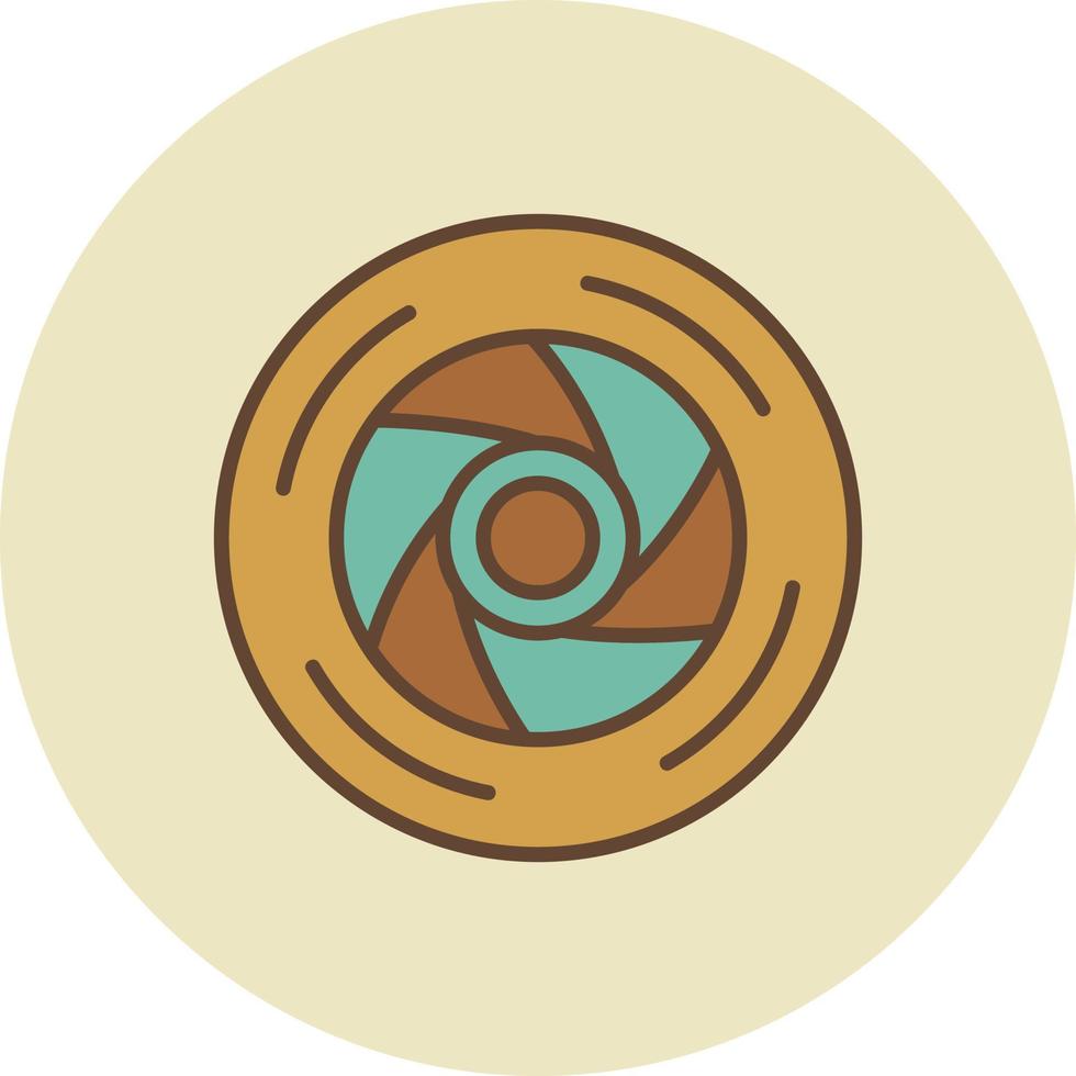 Diaphragm Creative Icon Design vector