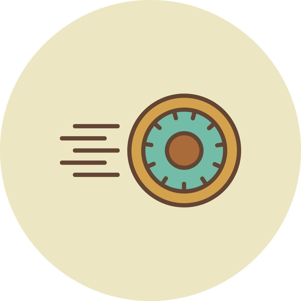 Frisbee Creative Icon Design vector