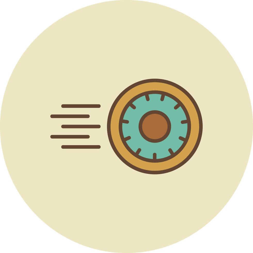 Frisbee Creative Icon Design vector