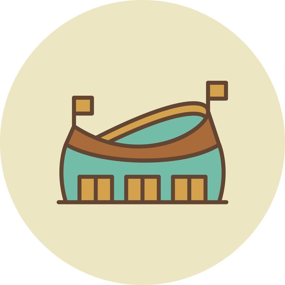 Stadium Creative Icon Design vector