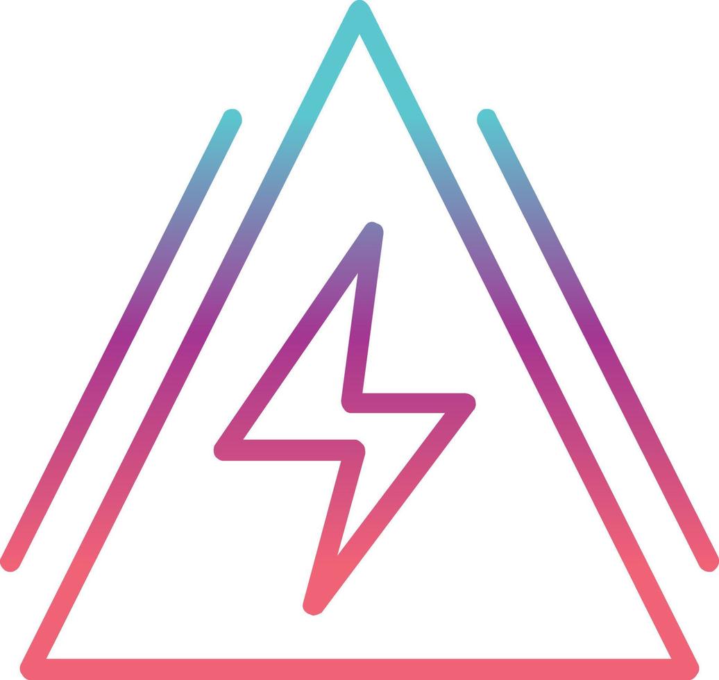 Electricity Sign Vector Icon