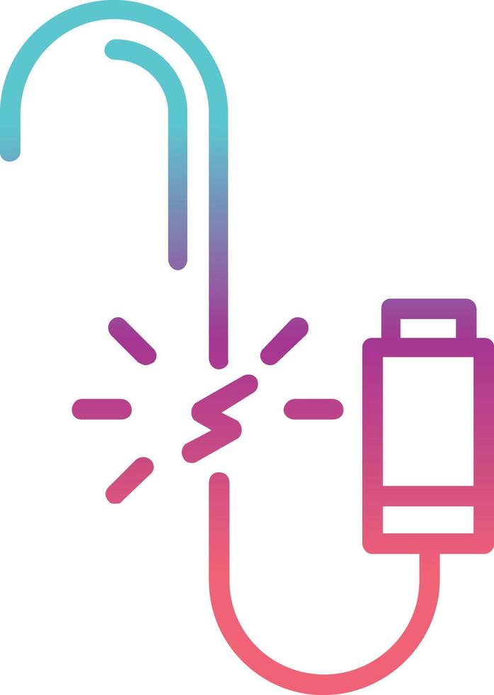 Broken Wire Vector Icon