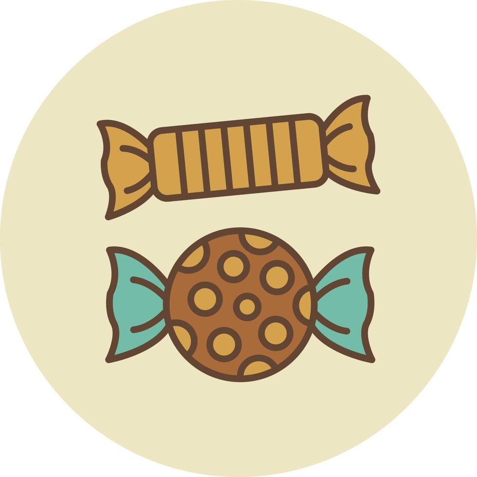 Candy Creative Icon Design vector
