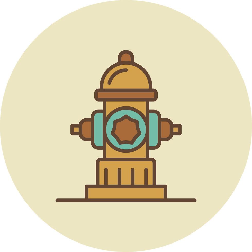 Hydrant Creative Icon Design vector