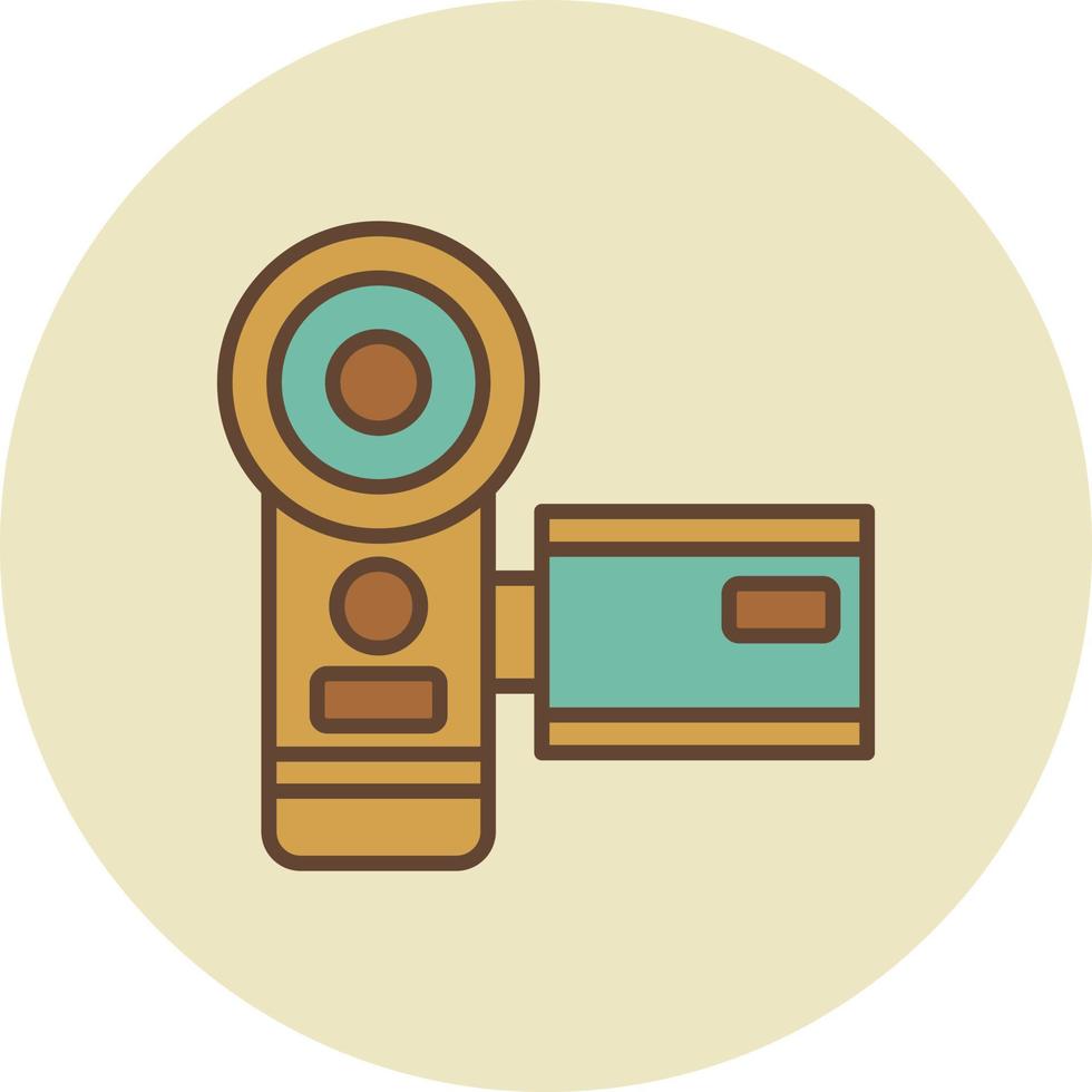 Video Camera Creative Icon Design vector