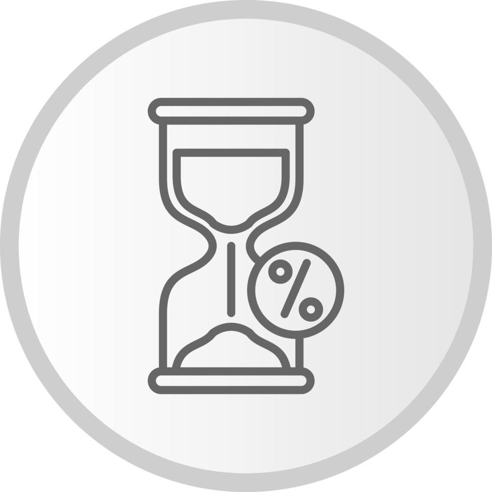 icono de vector de reloj de arena