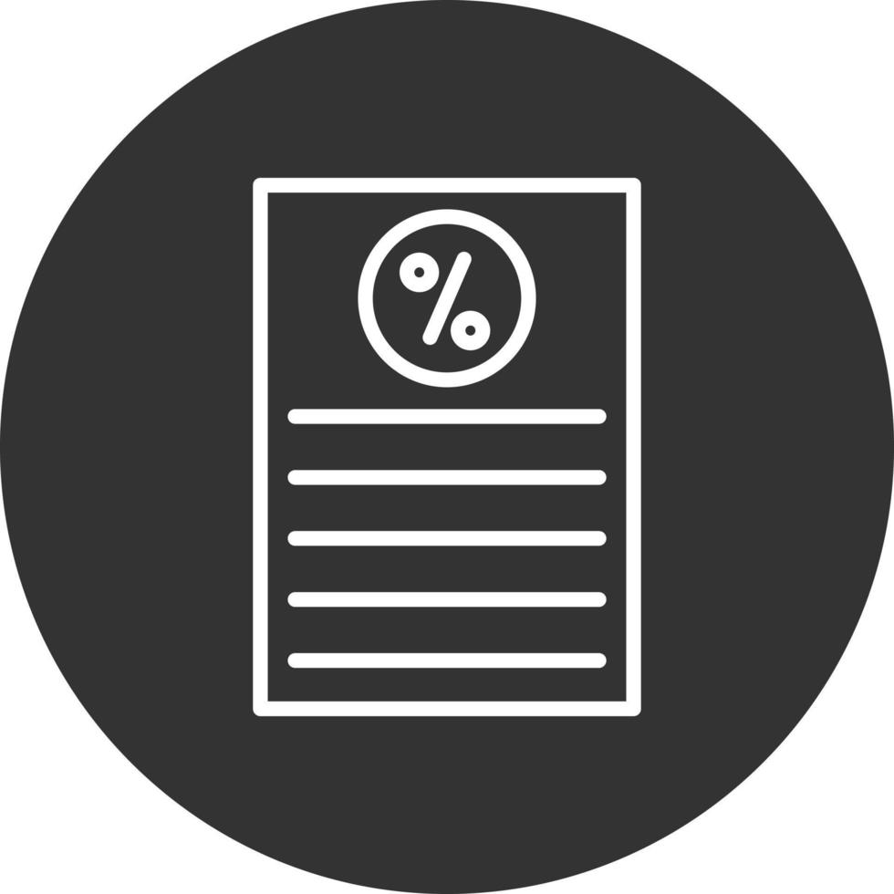 Percentage Vector  Icon