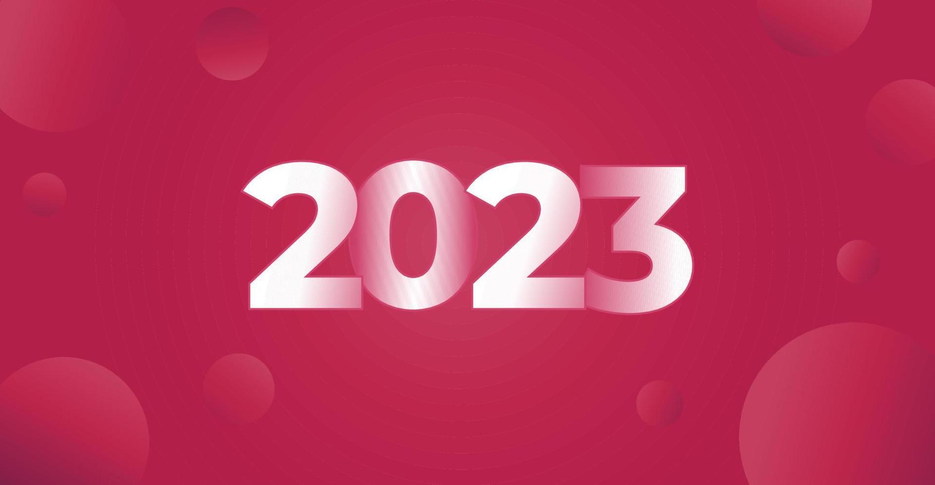 2023 Design templates. 2023 new year color of the year viva magenta. Pantone color trend. vector
