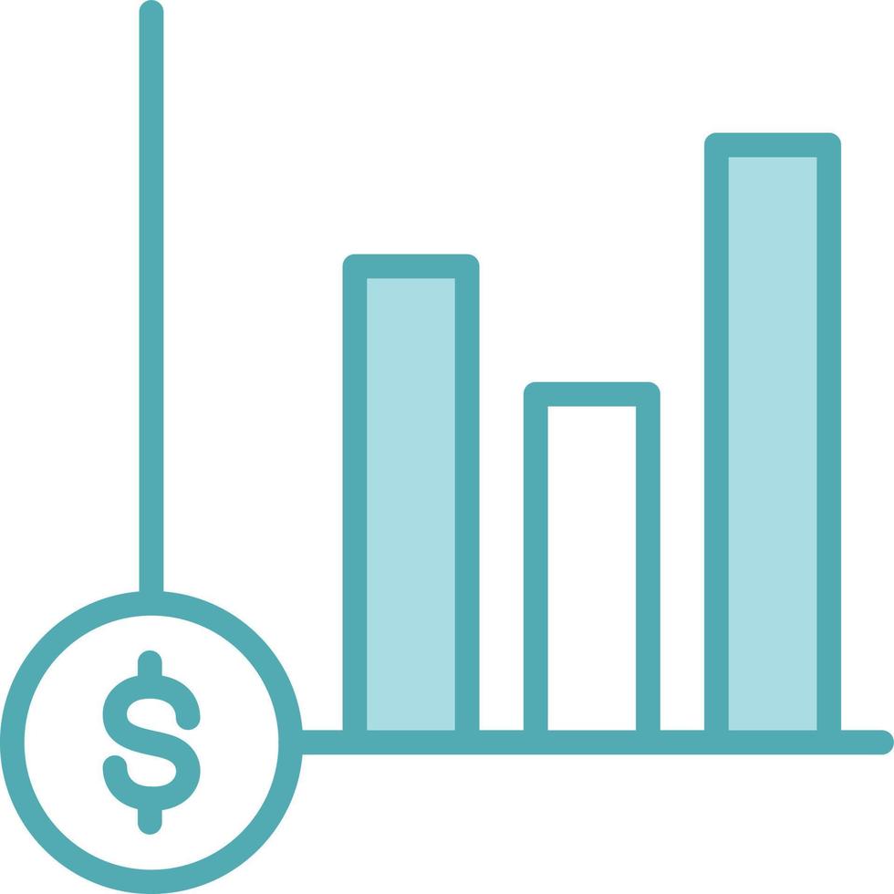 Bar Chart Vector  Icon