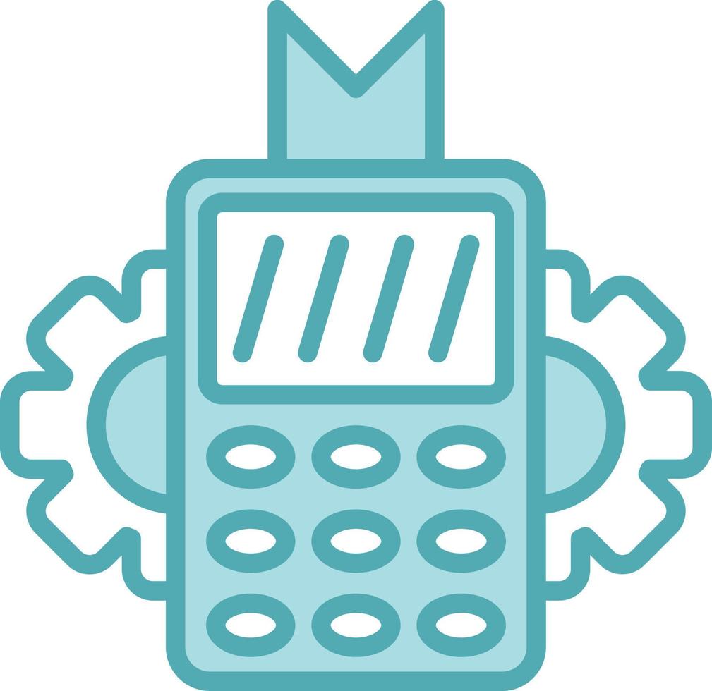 Pos Terminal Vector  Icon