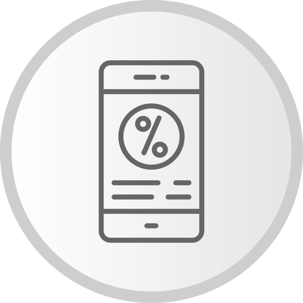 Interest Rate Vector  Icon