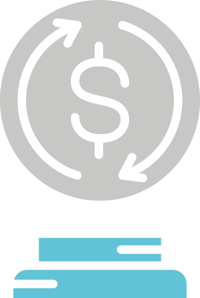 Exchange Rate Vector  Icon