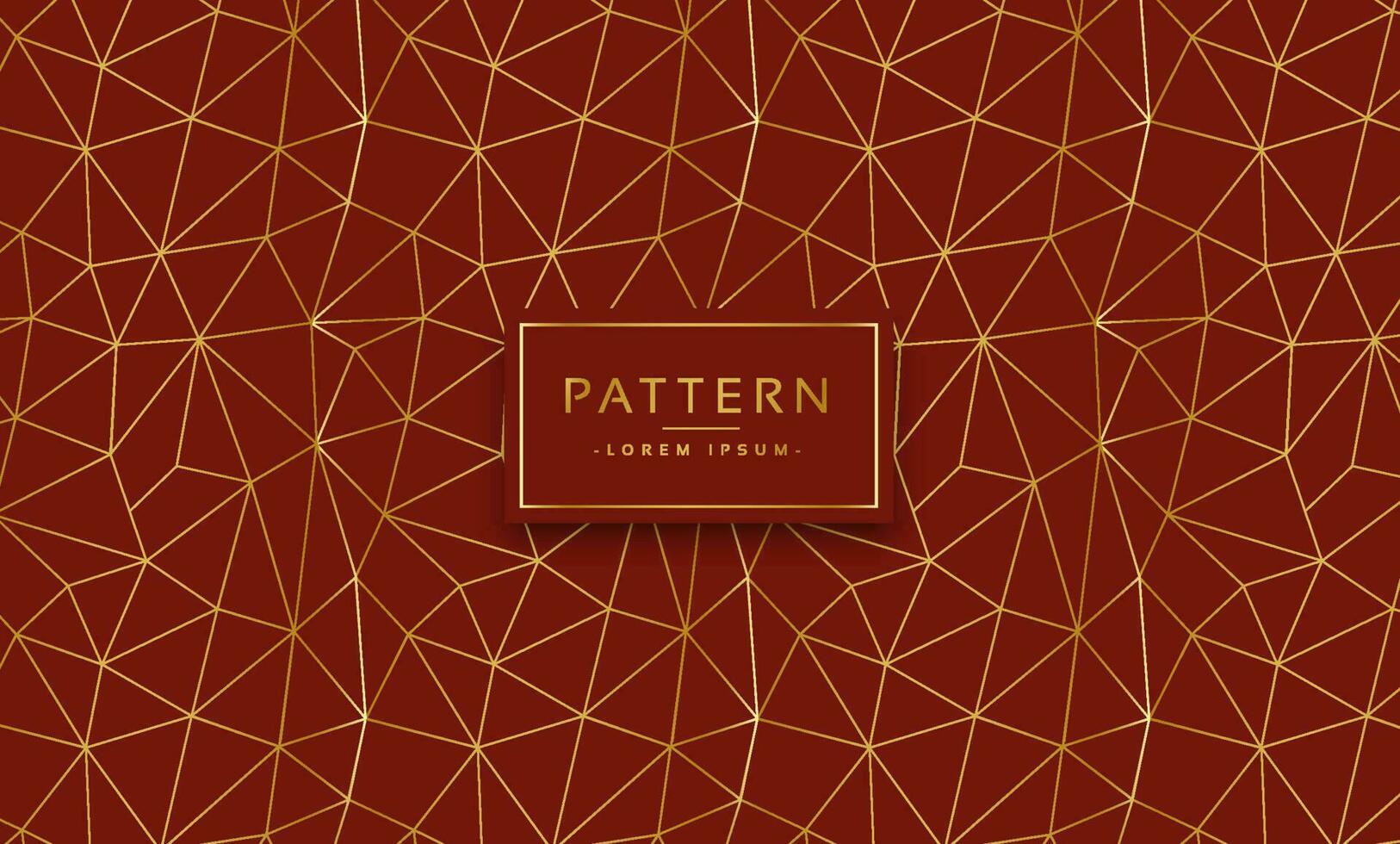 Abstract golden line pattern background vector