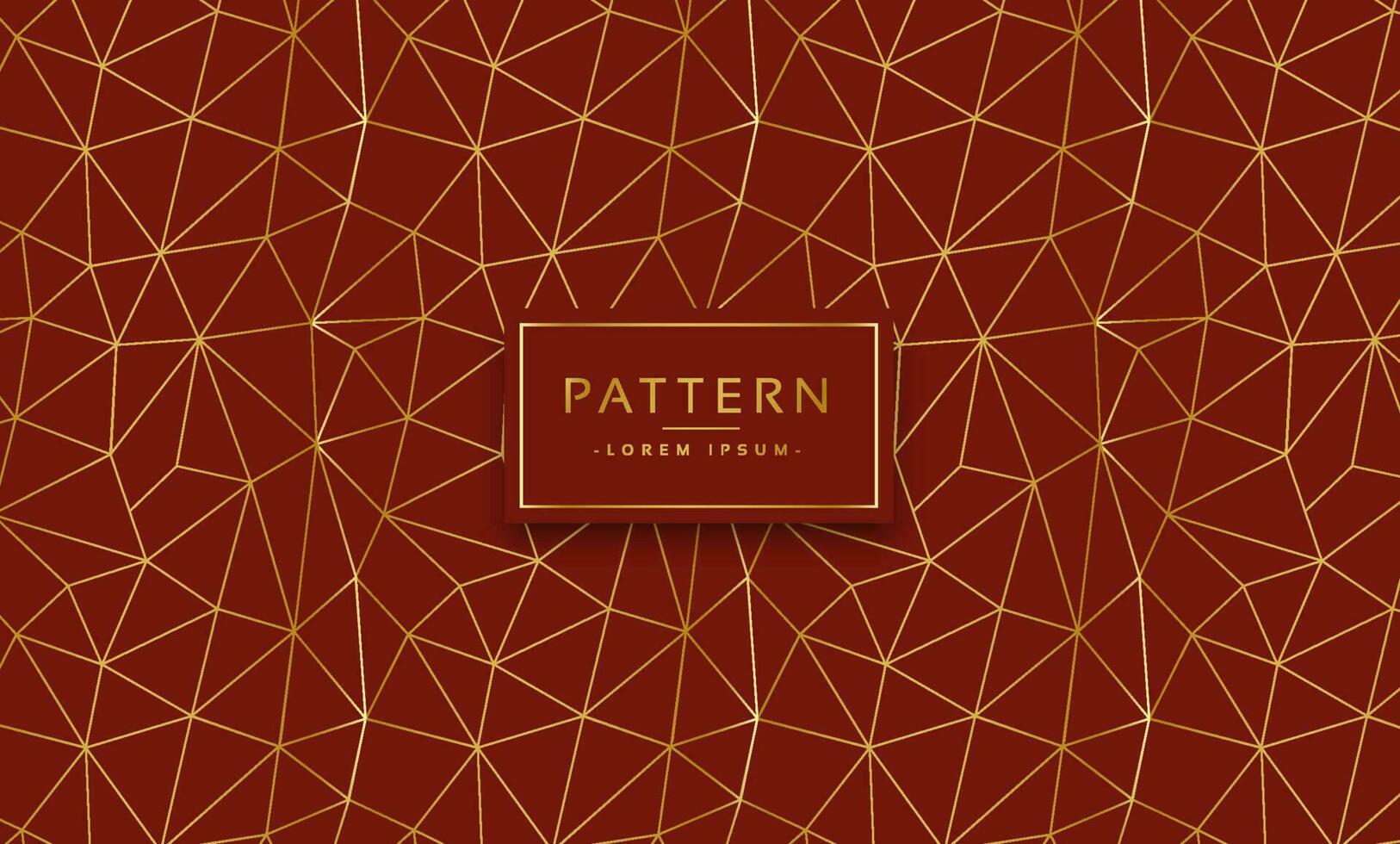 Abstract golden line pattern background vector