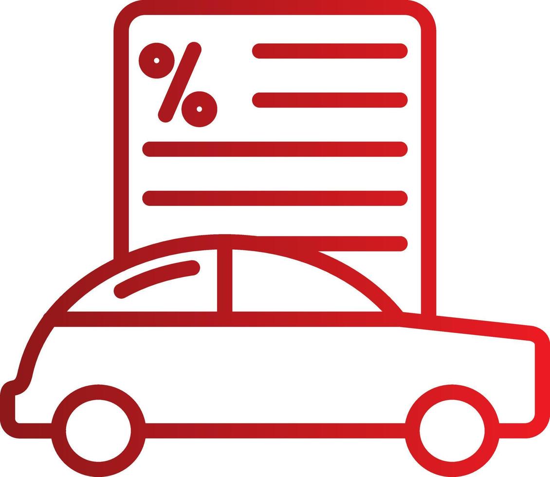 Car Loan Vector  Icon