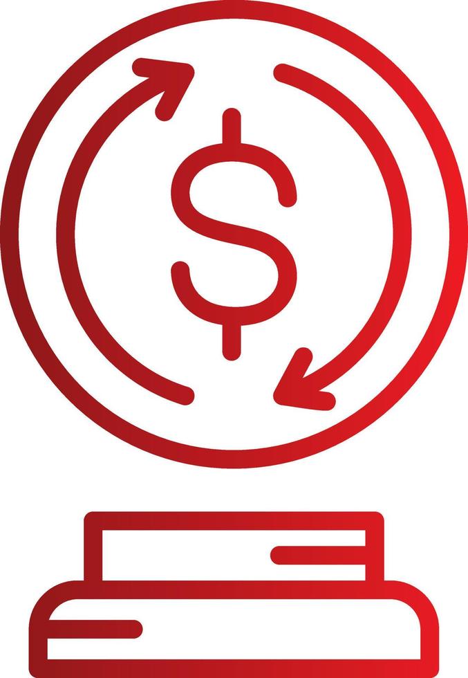 Exchange Rate Vector  Icon