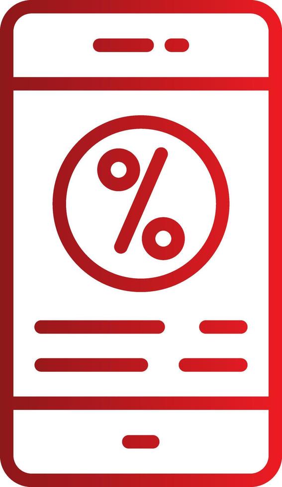 Interest Rate Vector  Icon