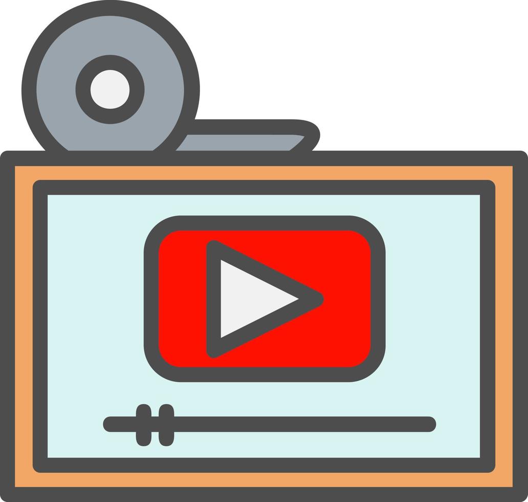 Video Player  Vector  Icon