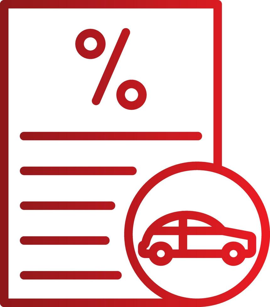 Car Loan Vector  Icon