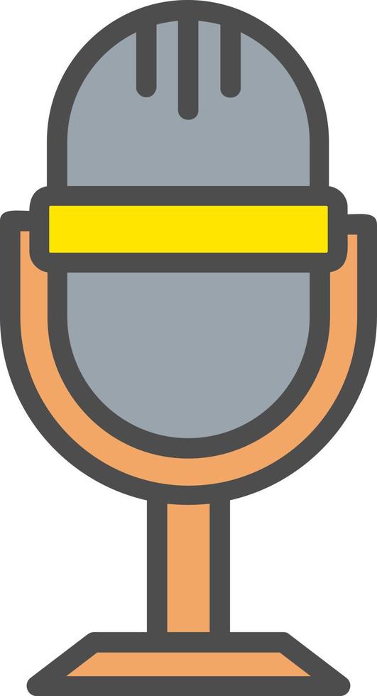 Microphone Vector  Icon