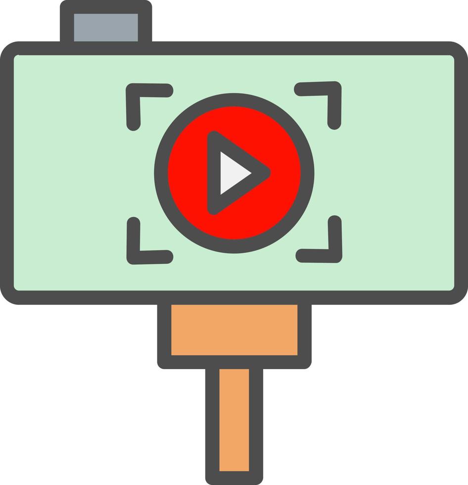 Selfie Stick Vector  Icon