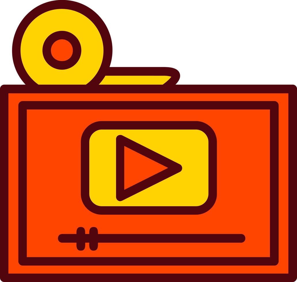 Video Player  Vector  Icon