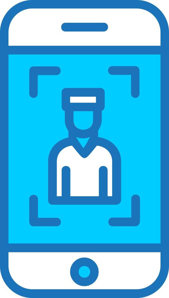 Mobile Selfie Vector  Icon