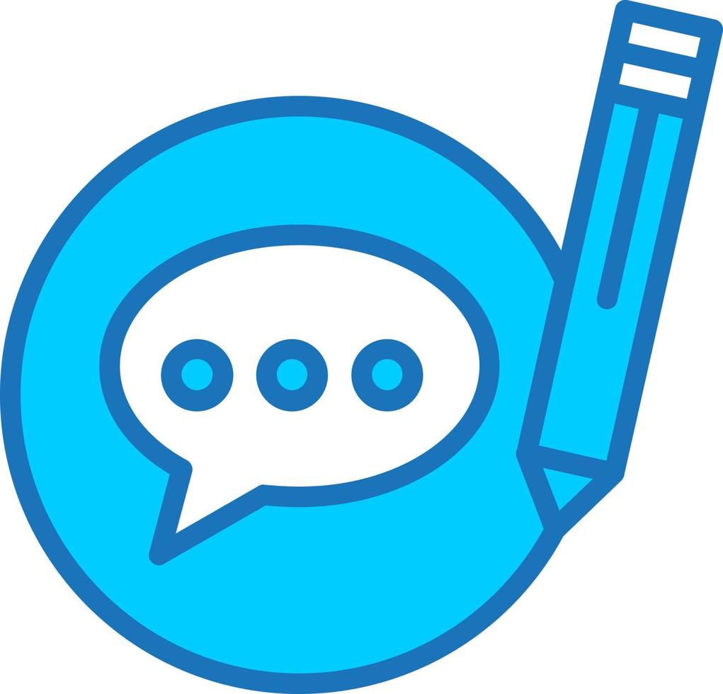 Blogger Vector  Icon